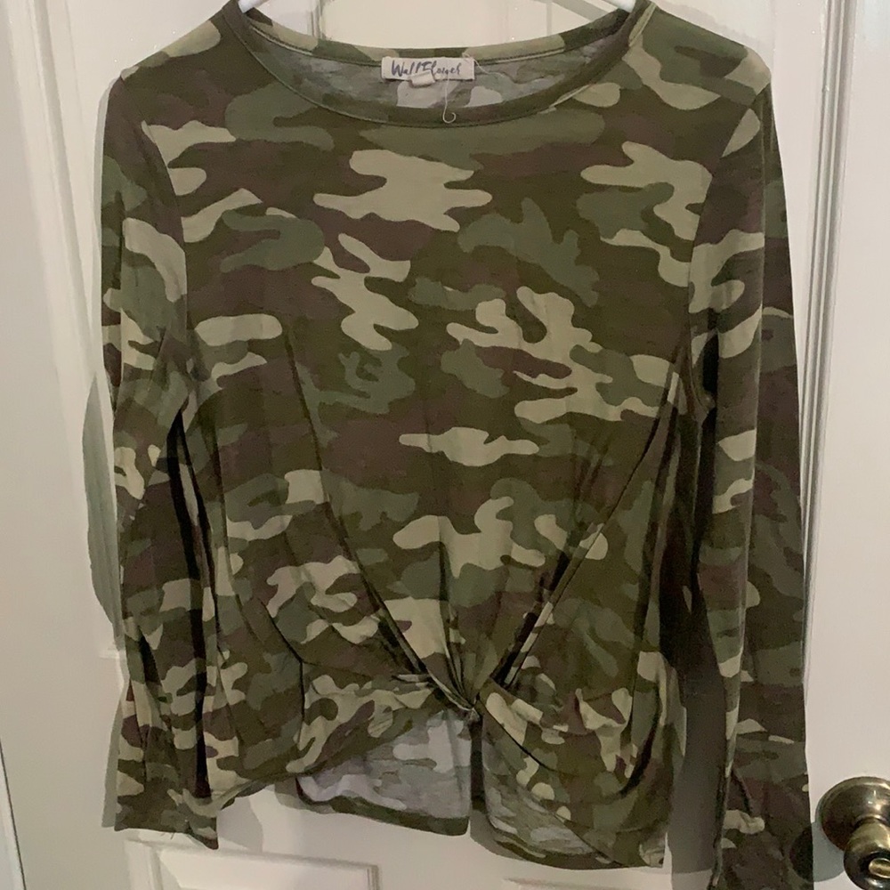Camouflage king sleeved tee shirt